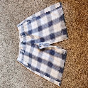 American Eagle Plaid Longer Length Shorts